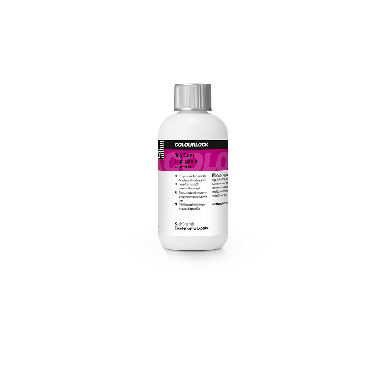 COLOURLOCK "Top Coat" (High Gloss) Hochglänzender Abschlusslack für die professionelle Lederreparatur
