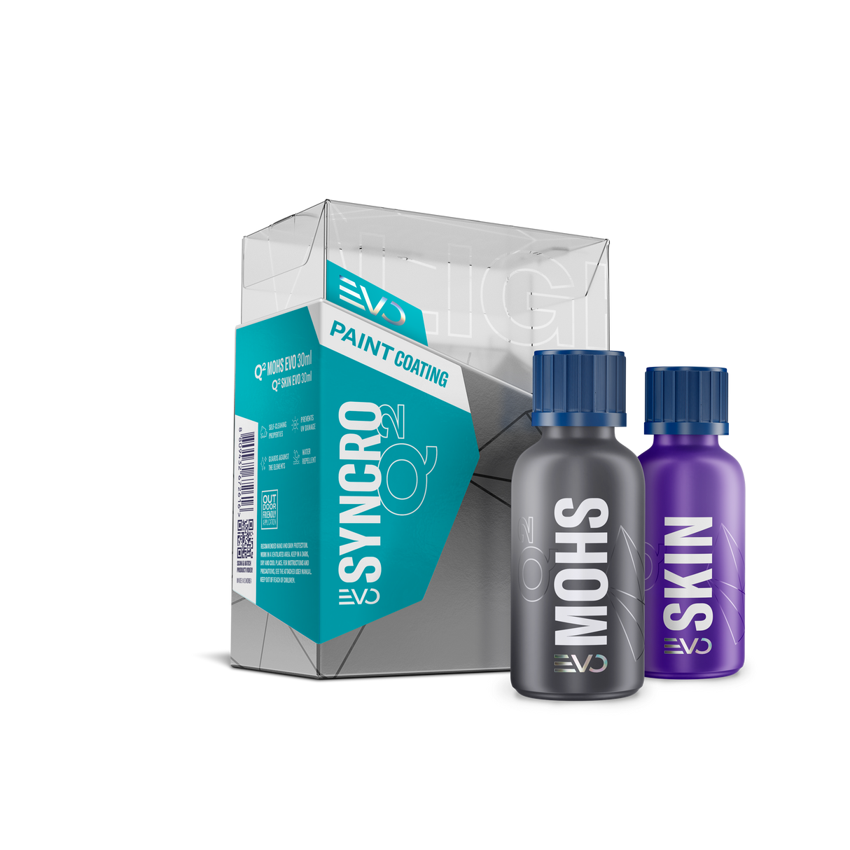 Q² Syncro EVO Lakcoating 2-Staps Keramische Coating voor Lak
