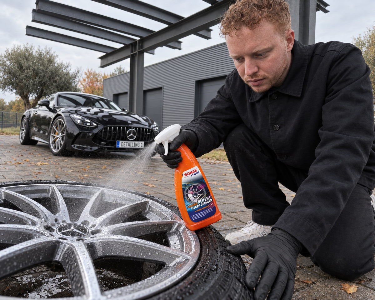 Detailing1 Hero: Velgsealant — winterbanden goed opslaan (Desktop)