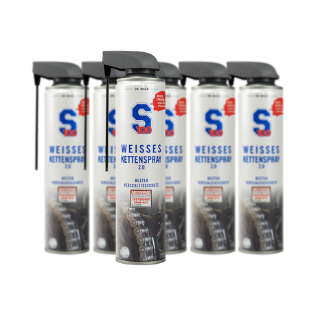 "S100" Weisses Kettenspray 2.0 für Motorrad (Weiß)