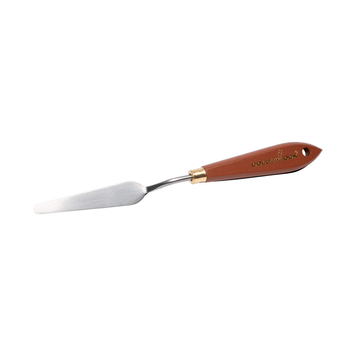 COLOURLOCK "Spatula Flat long" — Lederreparaturspachtel mit Holzgriff 1 Stück