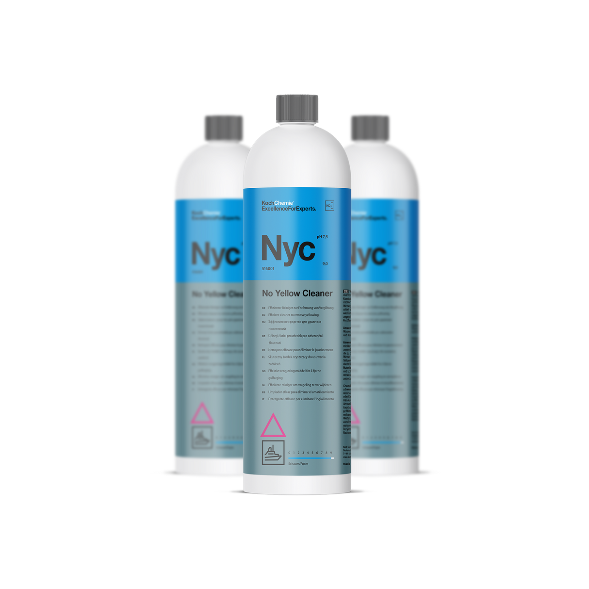 No Yellow Cleaner "Nyc" Spezialreiniger für Vergilbung (Marine-Linie)