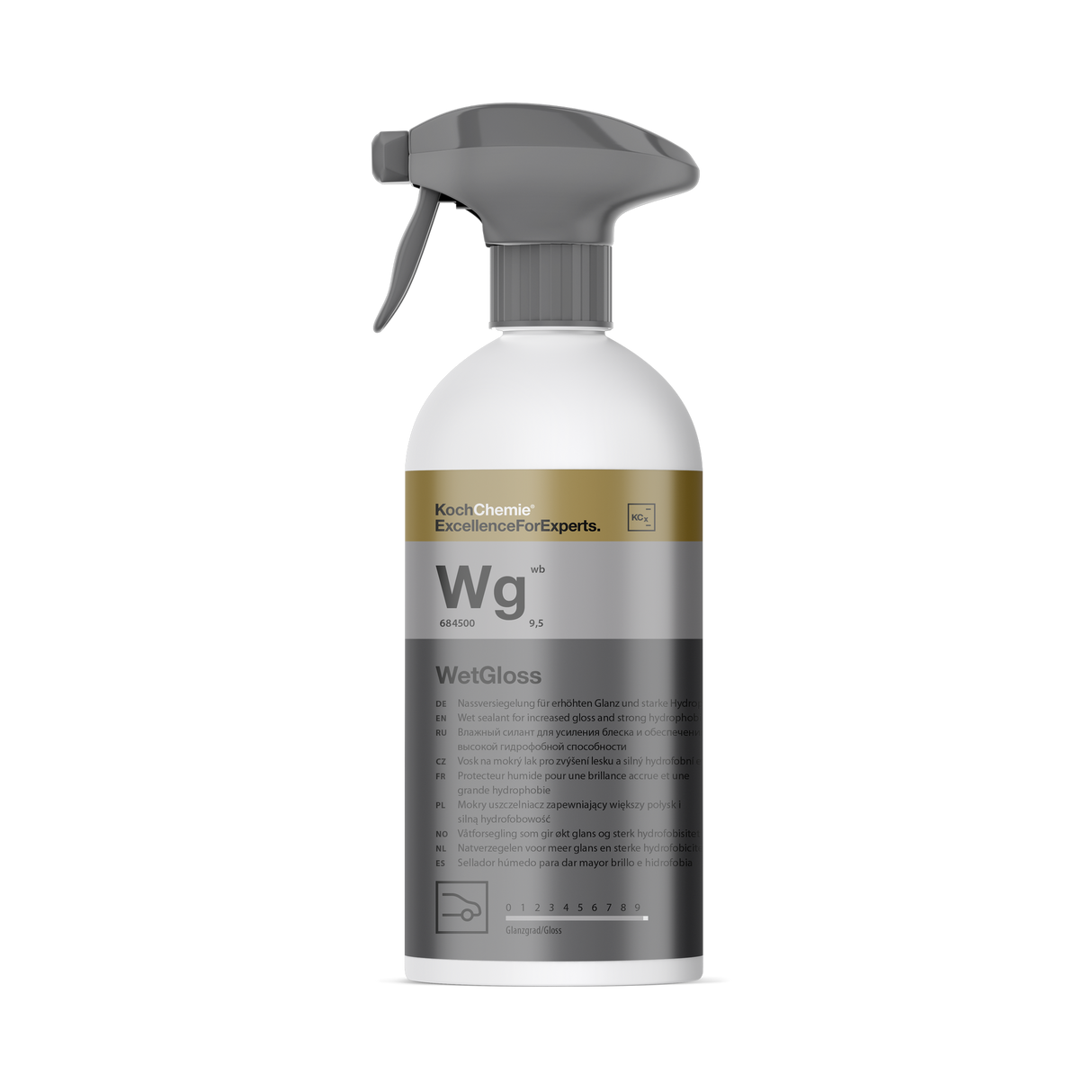 WetGloss "Wg" Nassversiegelung für erhöhten Glanz und starke Hydrophobie