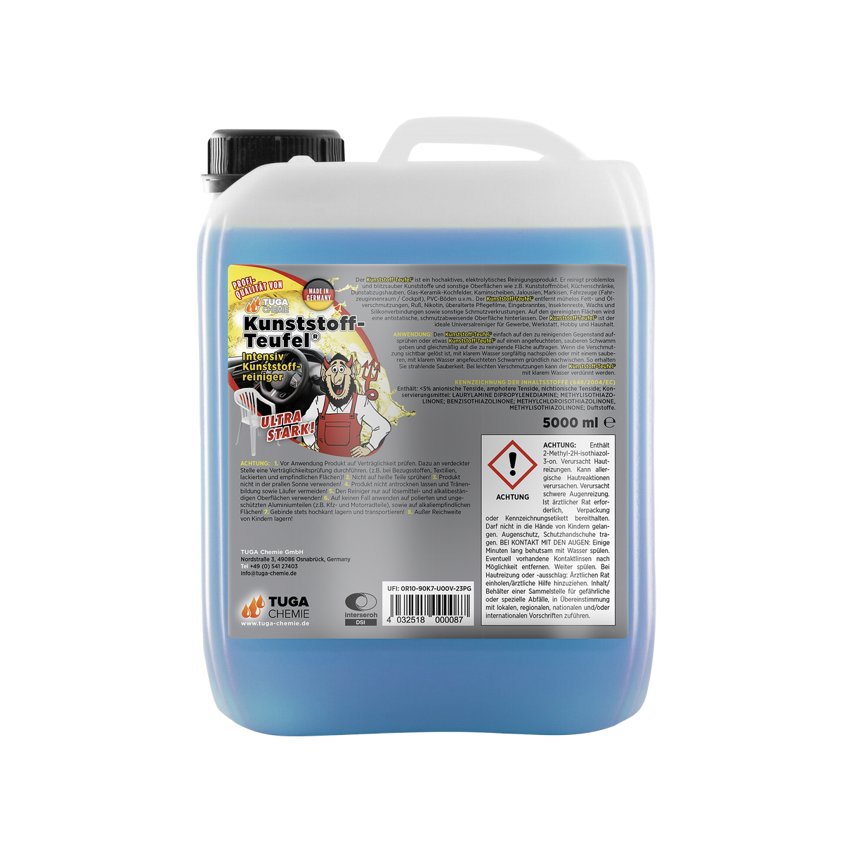 Tuga Chemie Kunststoff-Teufel® — Innenraumreiniger 5 Liter
