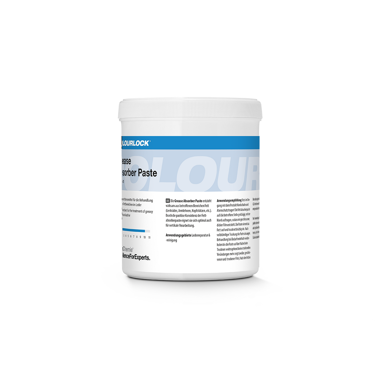 COLOURLOCK "Grease Absorber Paste" Absorber voor de behandeling van vetvlekken in leer