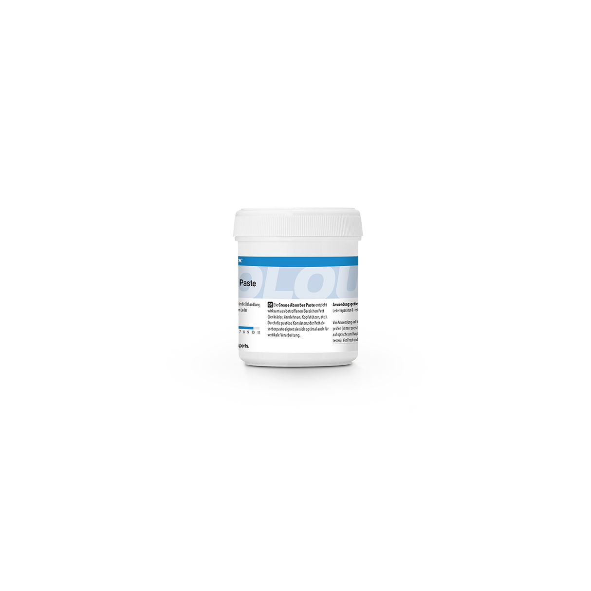 COLOURLOCK "Grease Absorber Paste" Absorber voor de behandeling van vetvlekken in leer