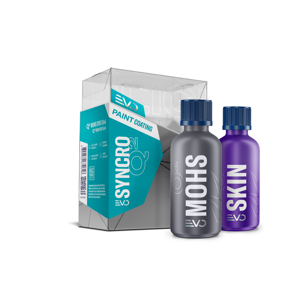 Q² Syncro EVO Lakcoating 2-Staps Keramische Coating voor Lak
