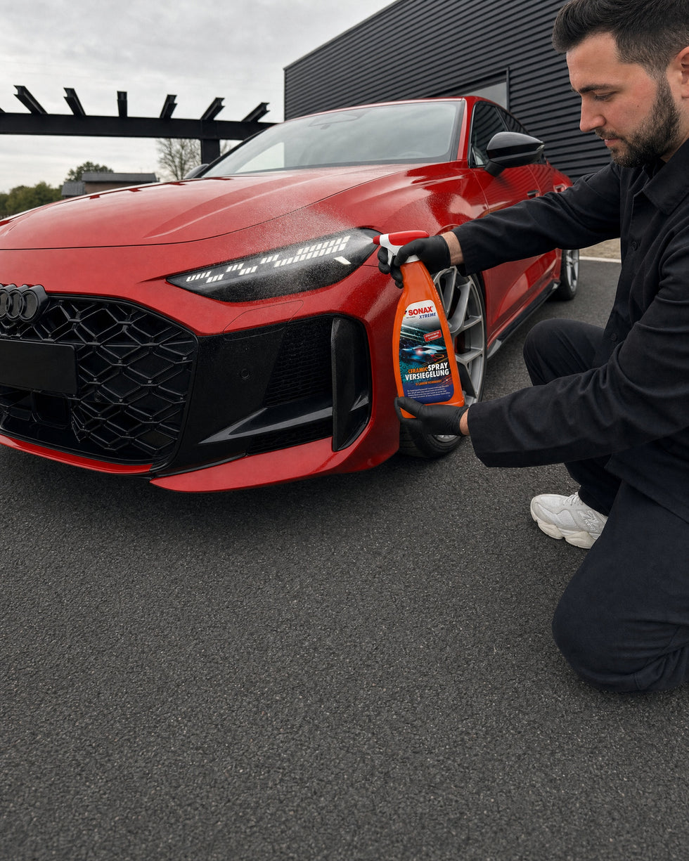 Detailing1 Hero: Lackversiegelung — Keramikschutz aus der Sprühflasche (Mobile)
