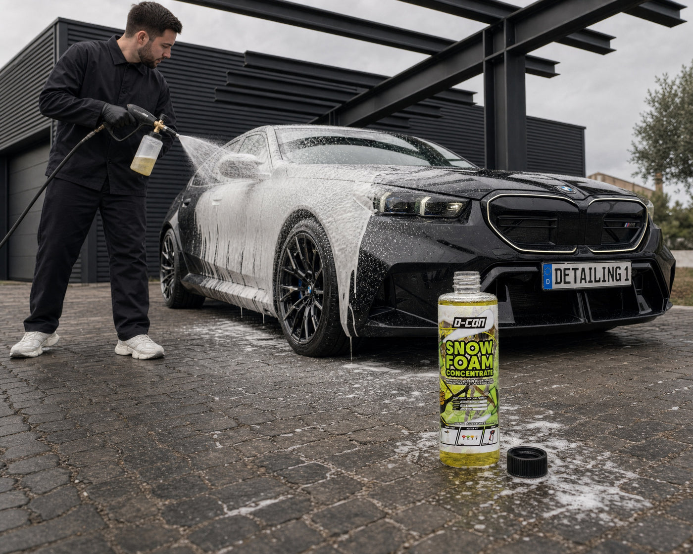 Detailing1 Hero: Snow Foam — Vorwäsche mit Schaum vor der Handwäsche (Desktop)