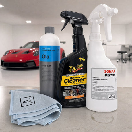 Detailing1 Auto-Reinigungsset "Innenraum" — Meguiar's HEAVY DUTY Multi Purpose Cleaner 709 ml + Koch-Chemie Glas Star „Gla“ 1