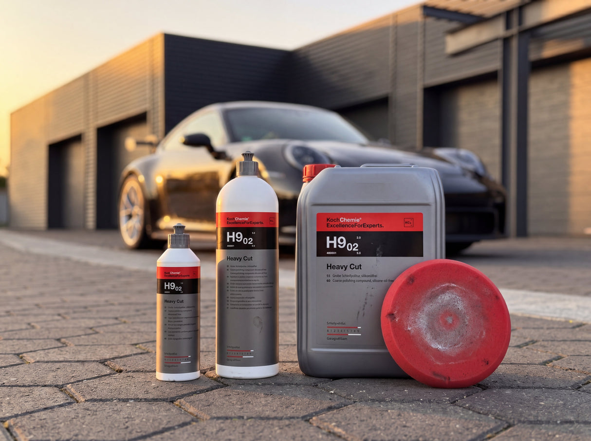 Koch-Chemie Heavy Cut H9.02 250ml 1000ml 5 Liter Lineup Detailing1