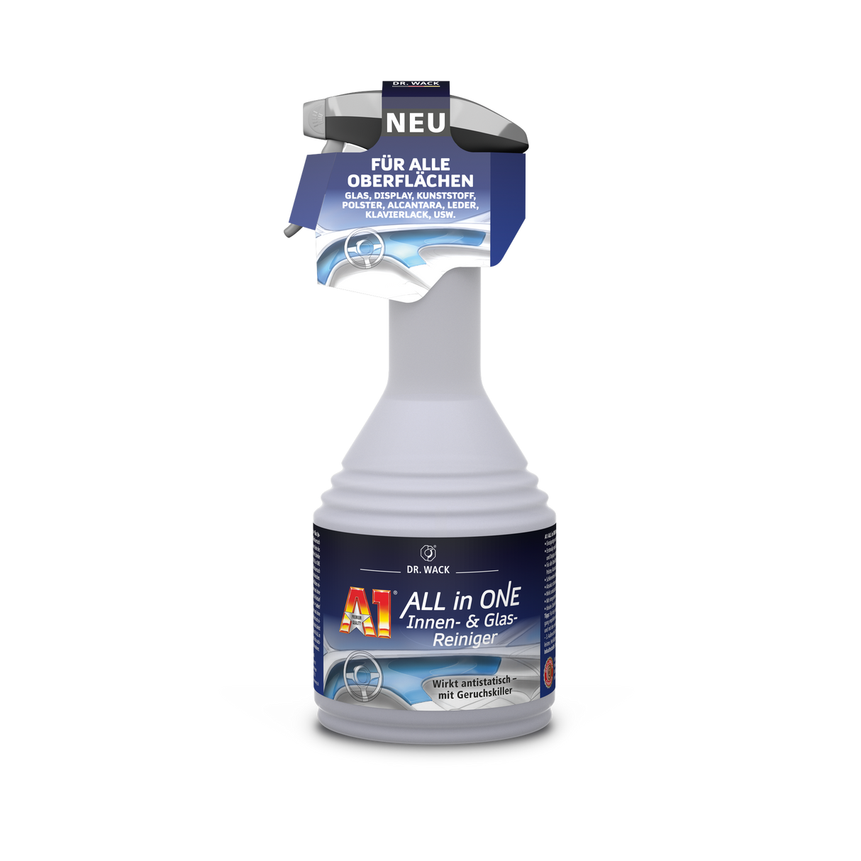 Dr. Wack A1 "ALL in ONE" — Innenraum- & Glasreiniger 500 ml