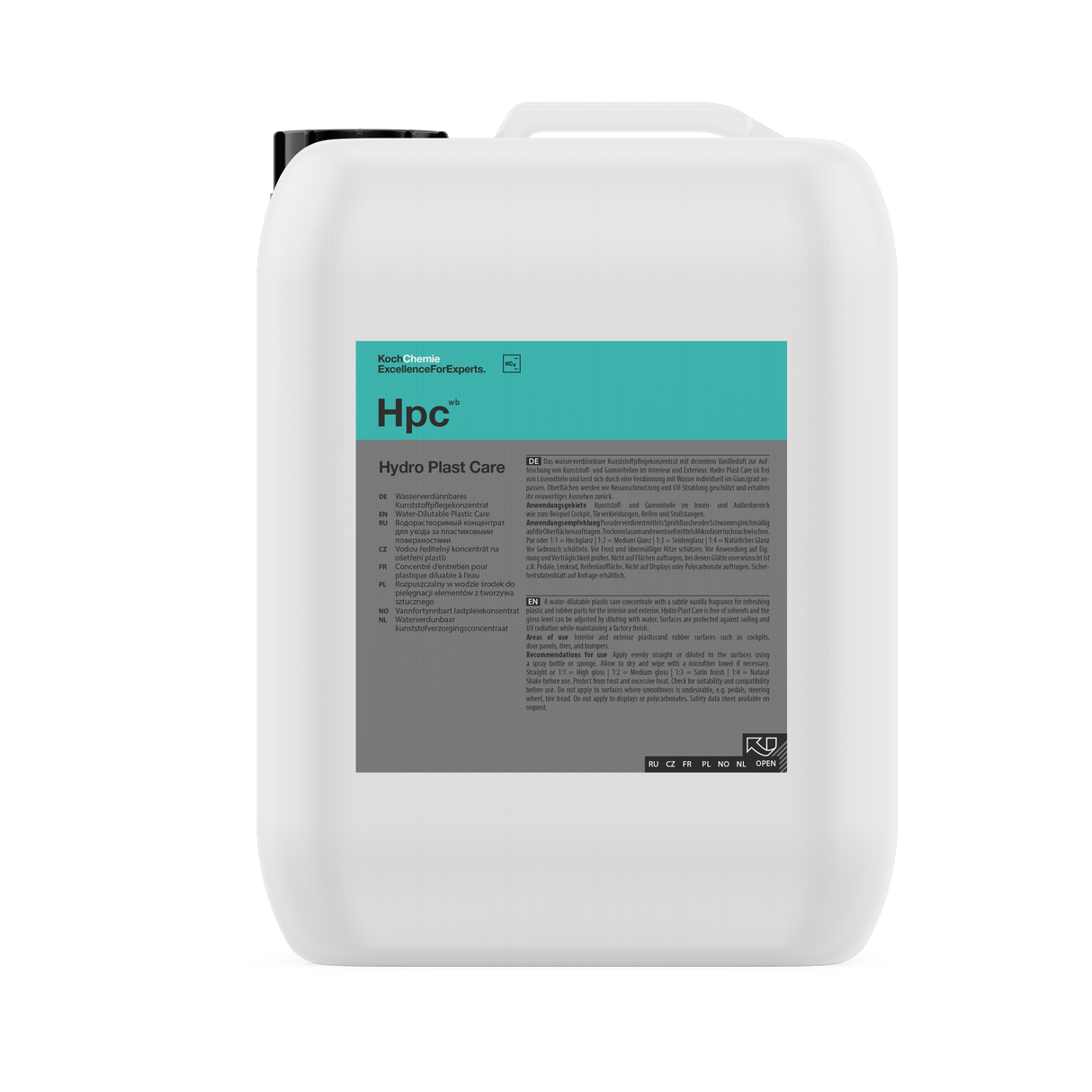 Hydro Plast Care "Hpc" kunststofverzorgingsconcentraat (verdunbaar met water)