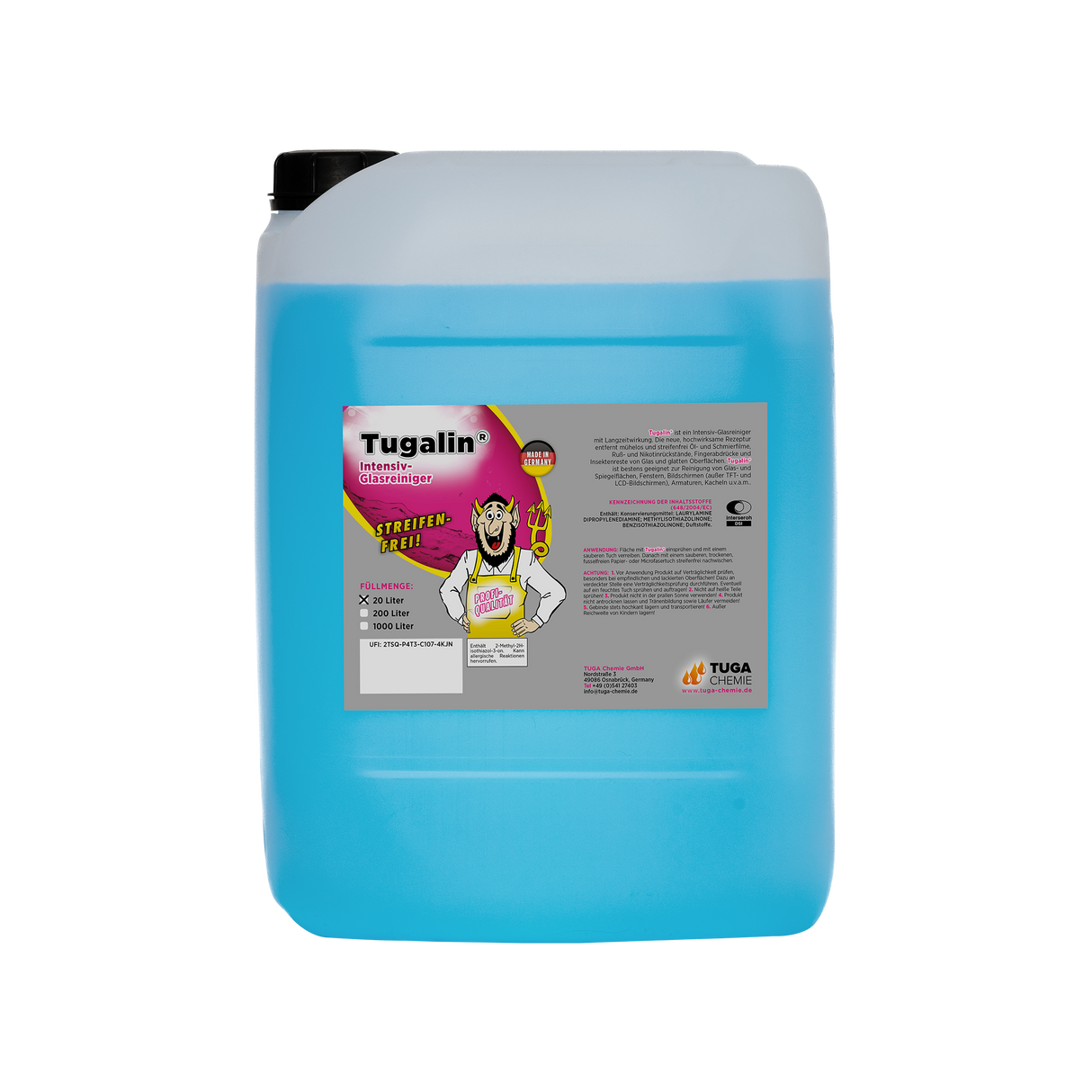 Tugalin® "Glas-Teufel" glasreiniger