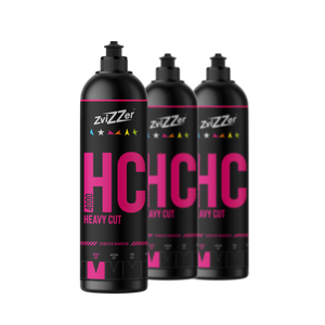 ZviZZer HC 4000 "Heavy Cut" (Rot) — Schleifpolitur 750 ml / 3er-Set